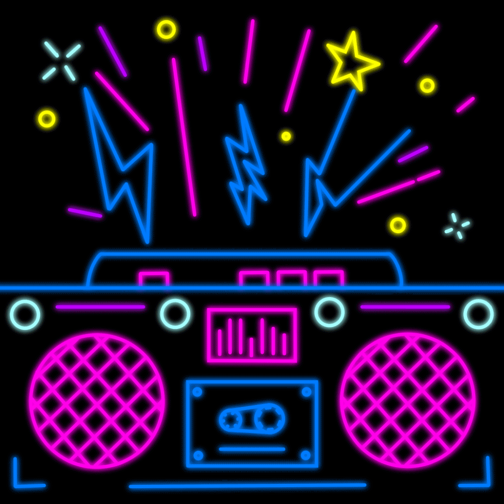 Neon boombox.gif
