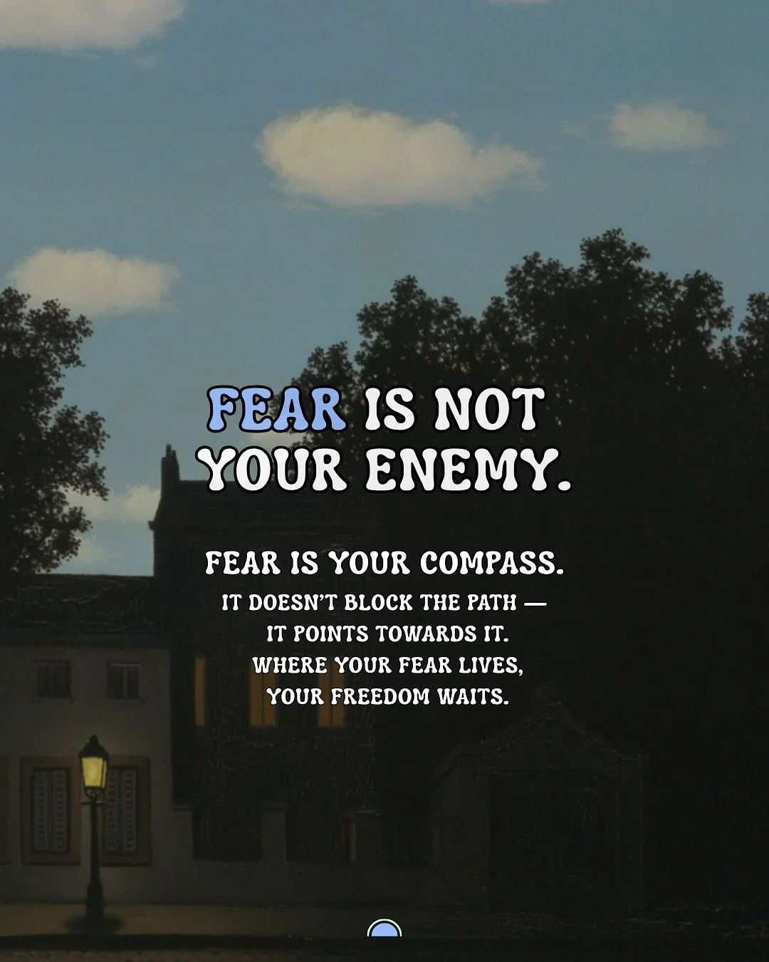 &ldquo;Where your fear is, there is your task.&rdquo; &mdash; Carl Jung

Fear is not the enemy &mdash; it&rsquo;s the signal.
A pulse reminding us where life still asks to be lived.

This month, we&rsquo;ll meet that pulse together.
Through art, soun