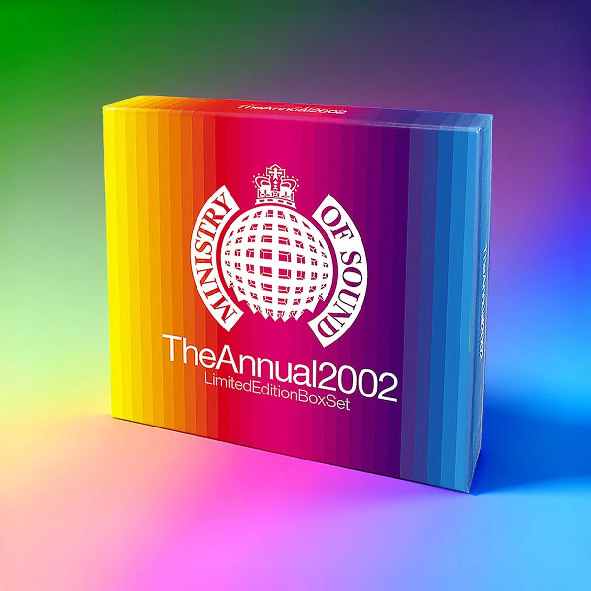 Colorful box set titled 'The Annual 2002 Limited Edition' with the Metropolitan Police badge on the front, set against a multicolored gradient background.