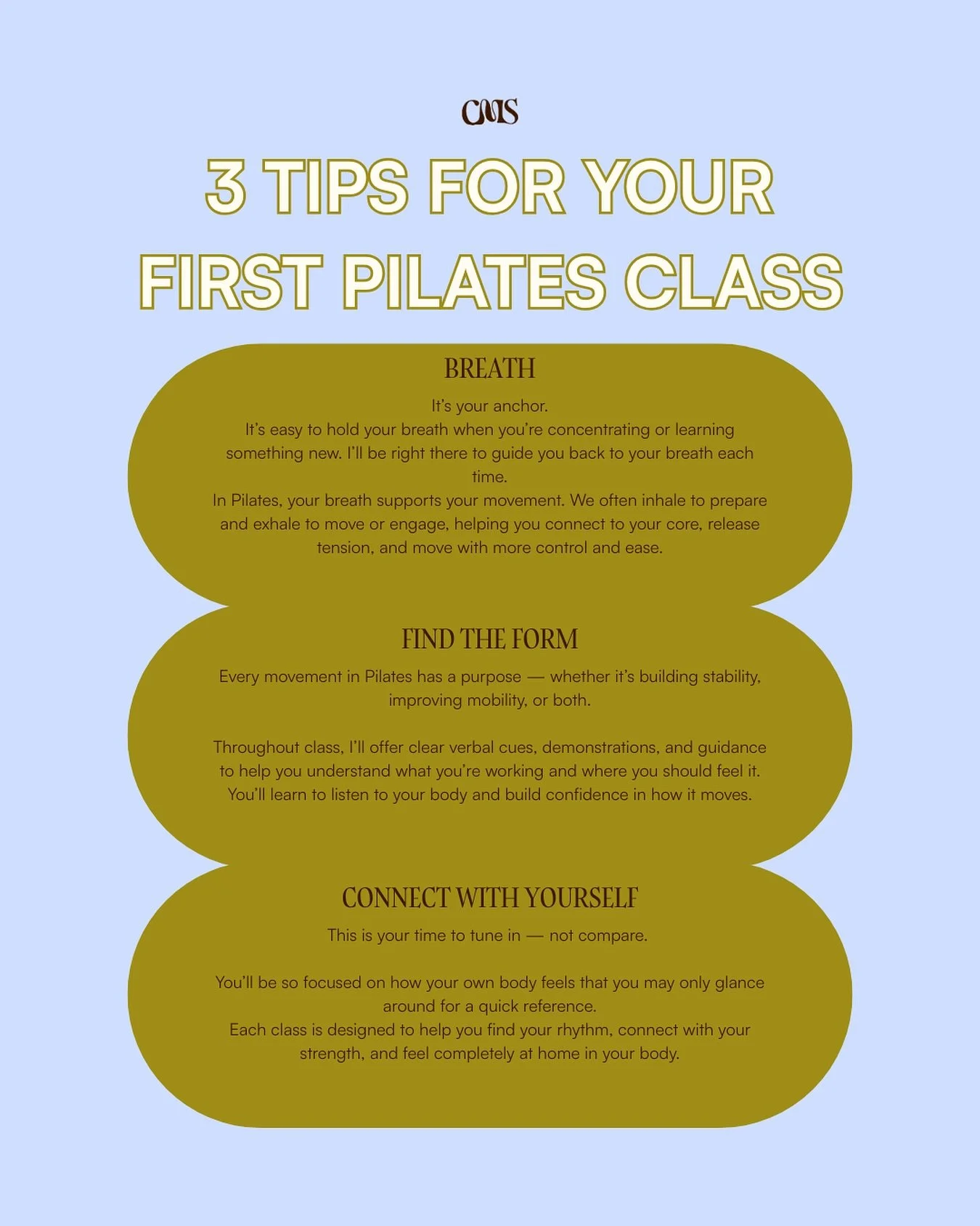 New to Pilates (or it&rsquo;s been a while)? 🌻

Starting something new can feel a little uncertain  but that&rsquo;s exactly why Core Movement Society exists.
Every class is designed to meet you where you&rsquo;re at, help you reconnect with your bo