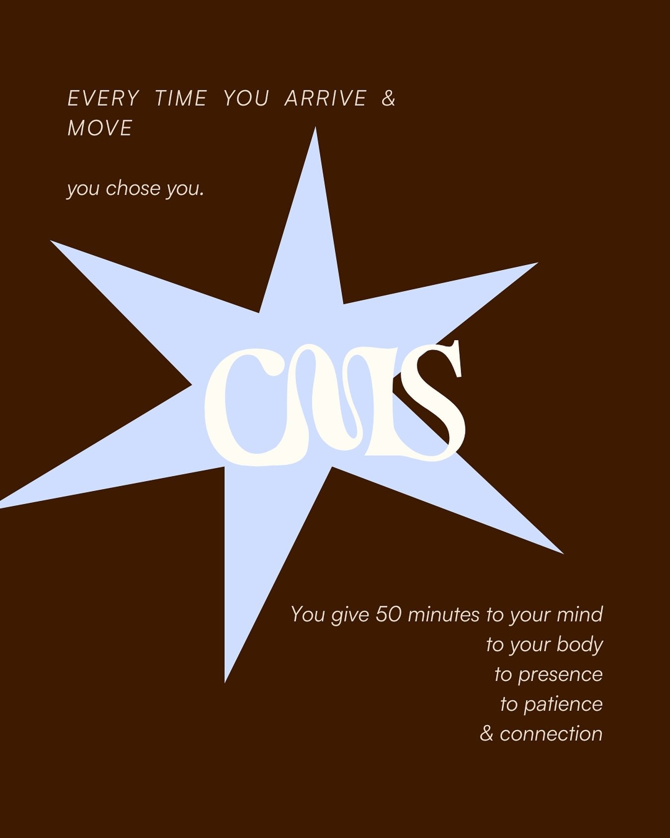 Here&rsquo;s to choosing you this year. 

Classes start back up next week, starting with a free event Monday the 12th, 6pm. 

Maybe you are wanting to change up your moving habits (or non-existing habits 🥰) or maybe you&rsquo;ve been watching on the