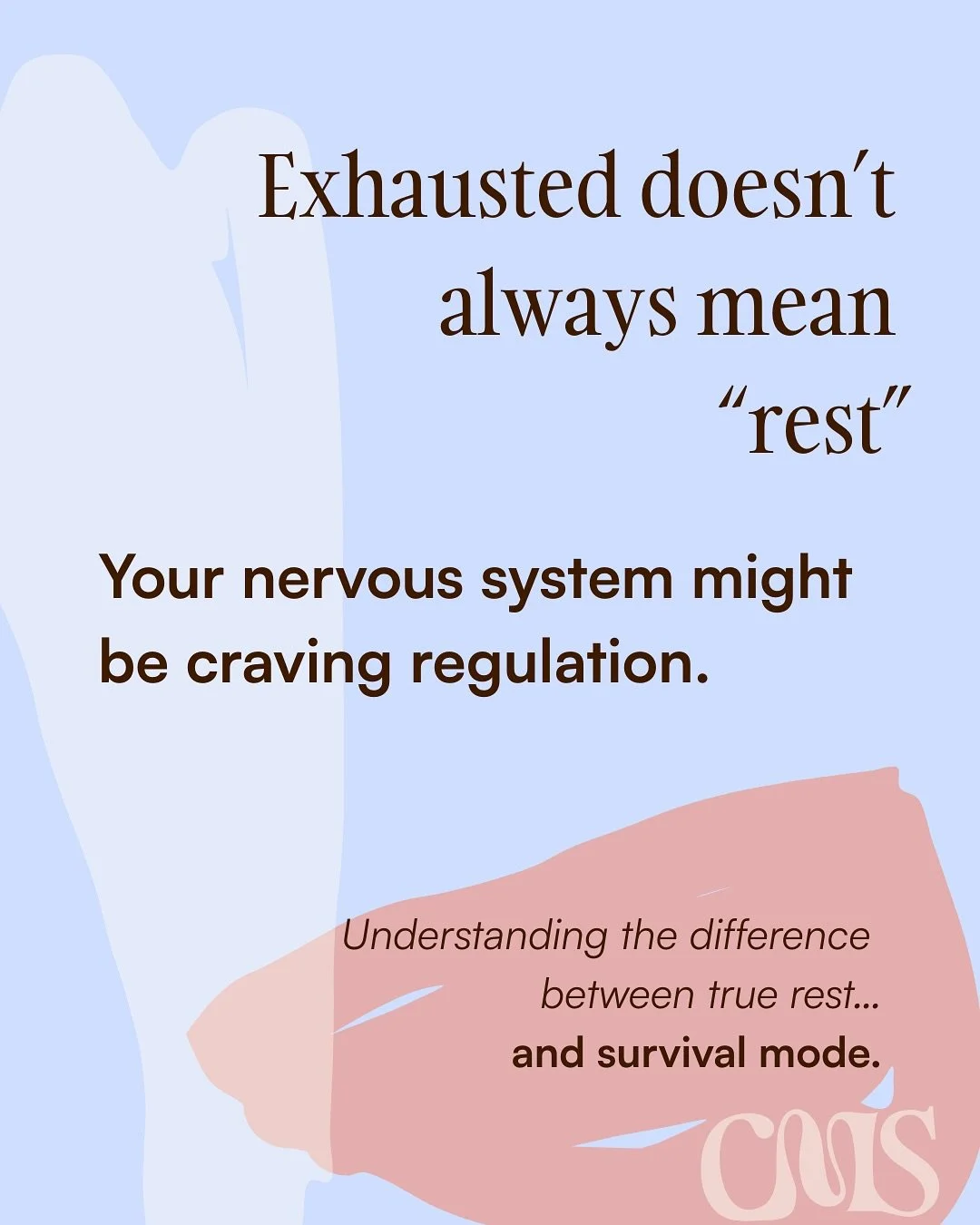 Most women I speak to are overloaded.

They&rsquo;re holding the mental load.
Work. Kids. Appointments. 
Relationships. Hormones.
Trying to do everything well.

And somewhere in the middle of all of that&hellip;
their body goes into survival mode.

I