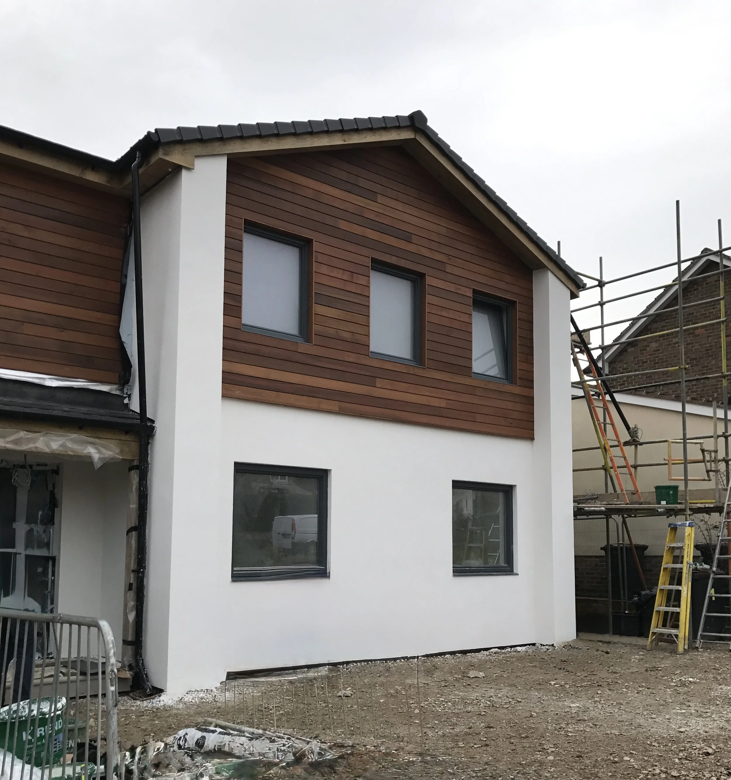 Fulwith Close Silicone render 