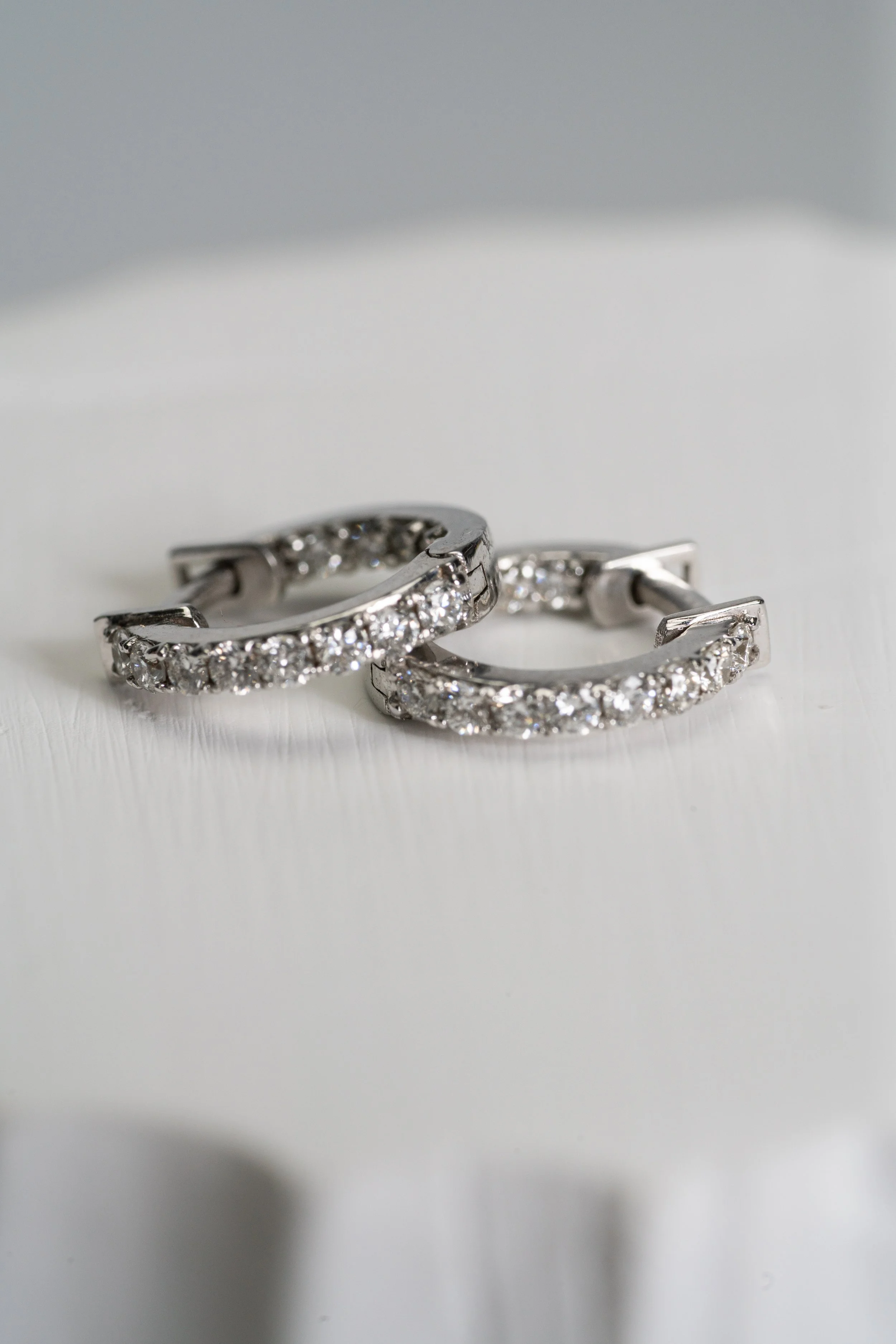 Pure Brilliance Loop Earrings