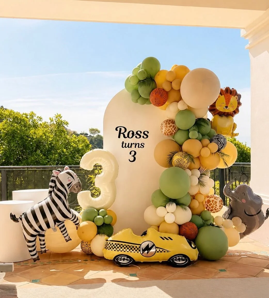 🌿🦓Raving Around the Jungle🦓🌿

~ Racing around the jungle for little Ross&rsquo; big THREE! 🐒🏁🌿
A lively adventure party organised by his beautiful mum, filled with giggles, speed and jungle fun.
Word is&hellip; the little ones had an absolute 