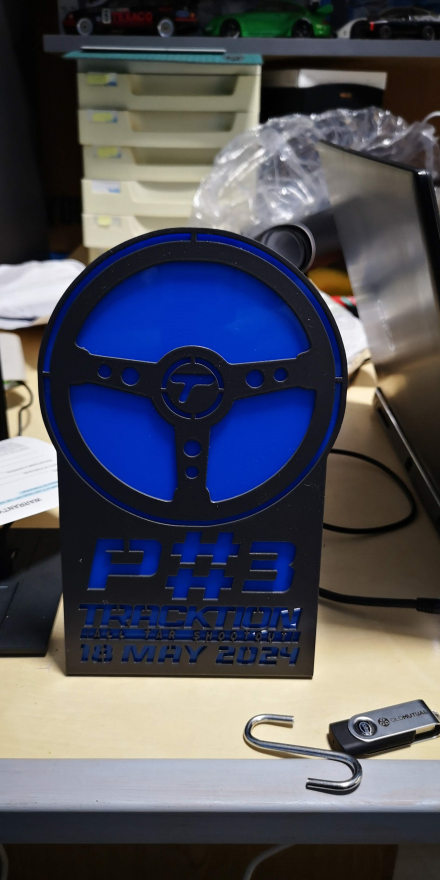 Custom laser cut and CNC bent steel motorsport trophies. Durable, precision-made awards with bold designs — perfect for racing events and competitions.