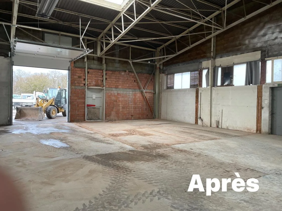 Chantier Geispolsheim - Démolition intérieur d'un transformateur électrique - APRES