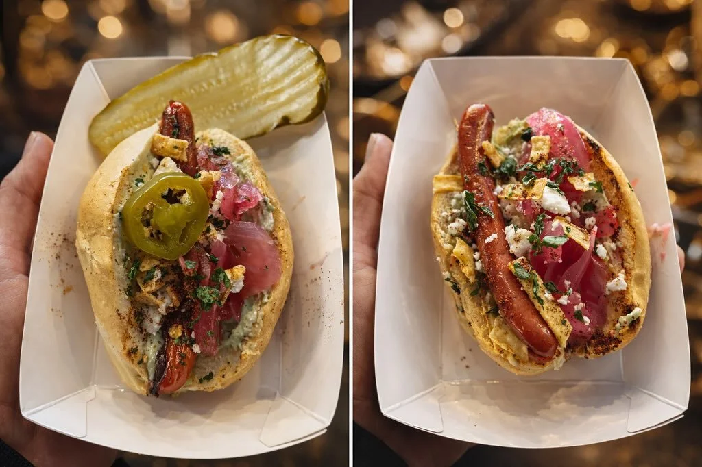 Customizable gourmet glizzies! Where would you like to see me next? #themeatstickchick