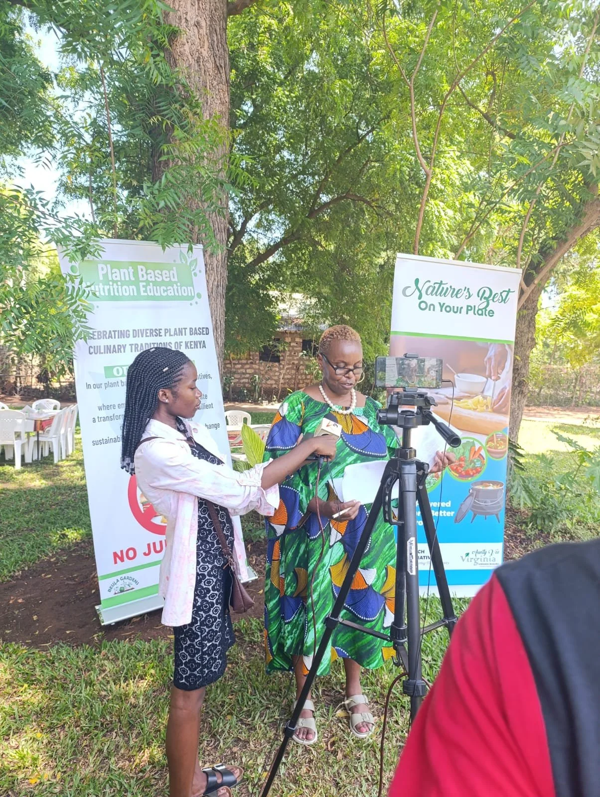 addressing the press during the launch of 2024 festive holiday season in mama Jos restaurant