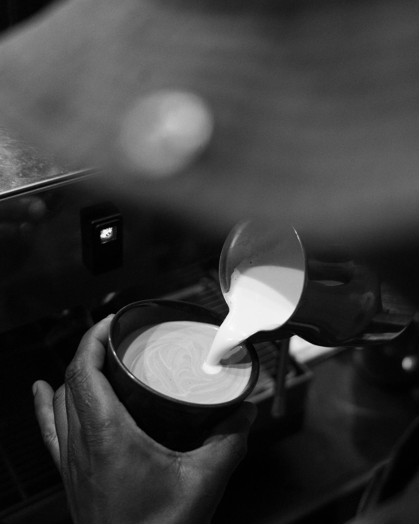 This is why our cappuccinos taste different. Silky milk. Perfect texture. Every time. 

🤍Our expertly trained baristas bring out the best in every cup. It&rsquo;s all in the details.

@yongamathebarista 

#BaristaCraft #SilkyMilk #BalanceCoffeeRoast