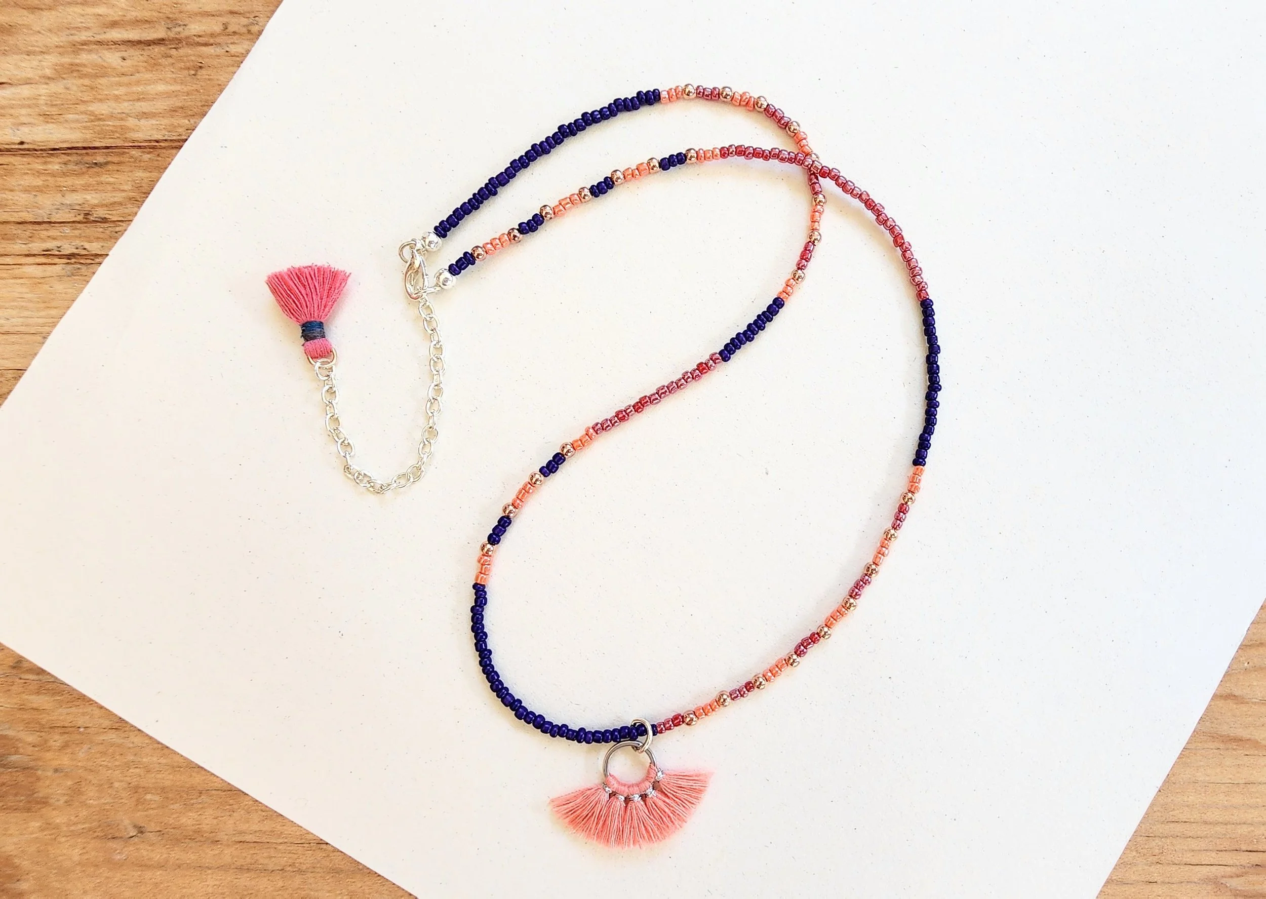 JASMINE beaded necklace