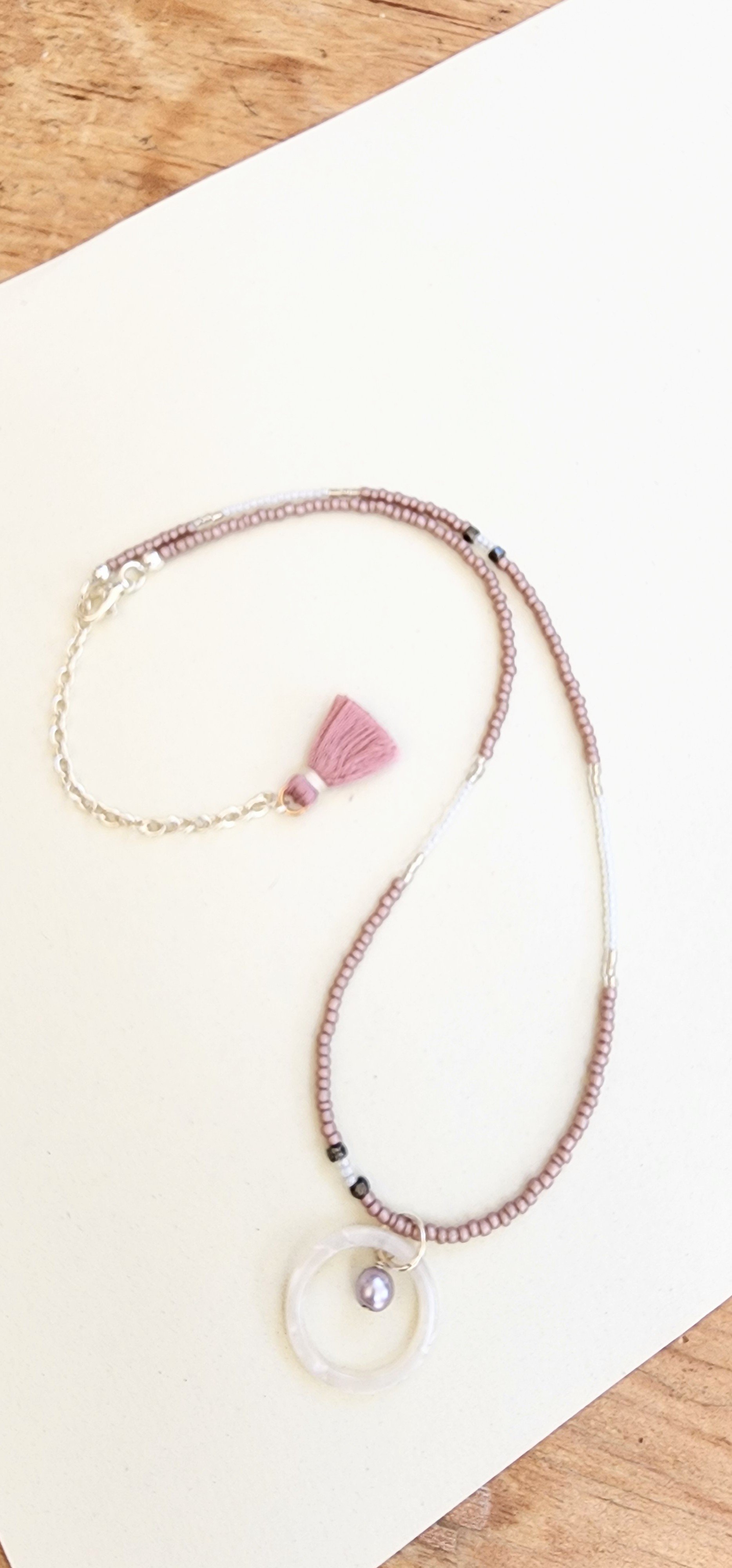 RACHEL beaded necklace