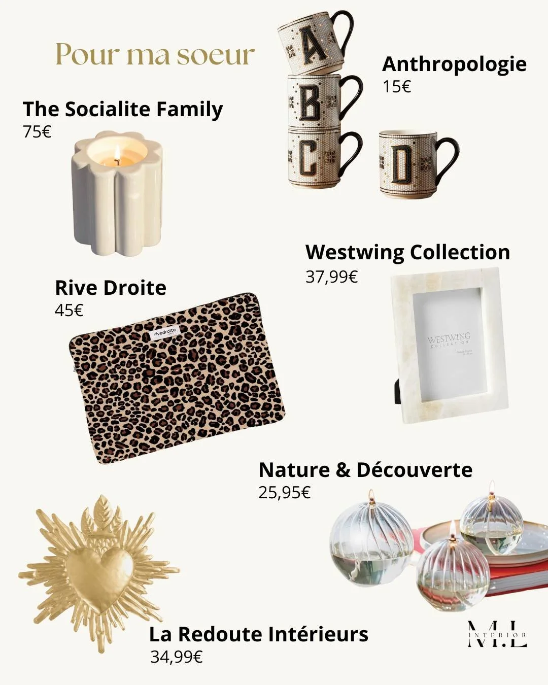 ✨ Ma s&eacute;lection de cadeaux de No&euml;l 2025 ✨

No&euml;l approche, et cette ann&eacute;e, j&rsquo;ai pr&eacute;par&eacute; une s&eacute;lection sp&eacute;ciale pour ma s&oelig;ur, mon ch&eacute;ri, ma belle-maman, mon papa et ma mamie ! Des id