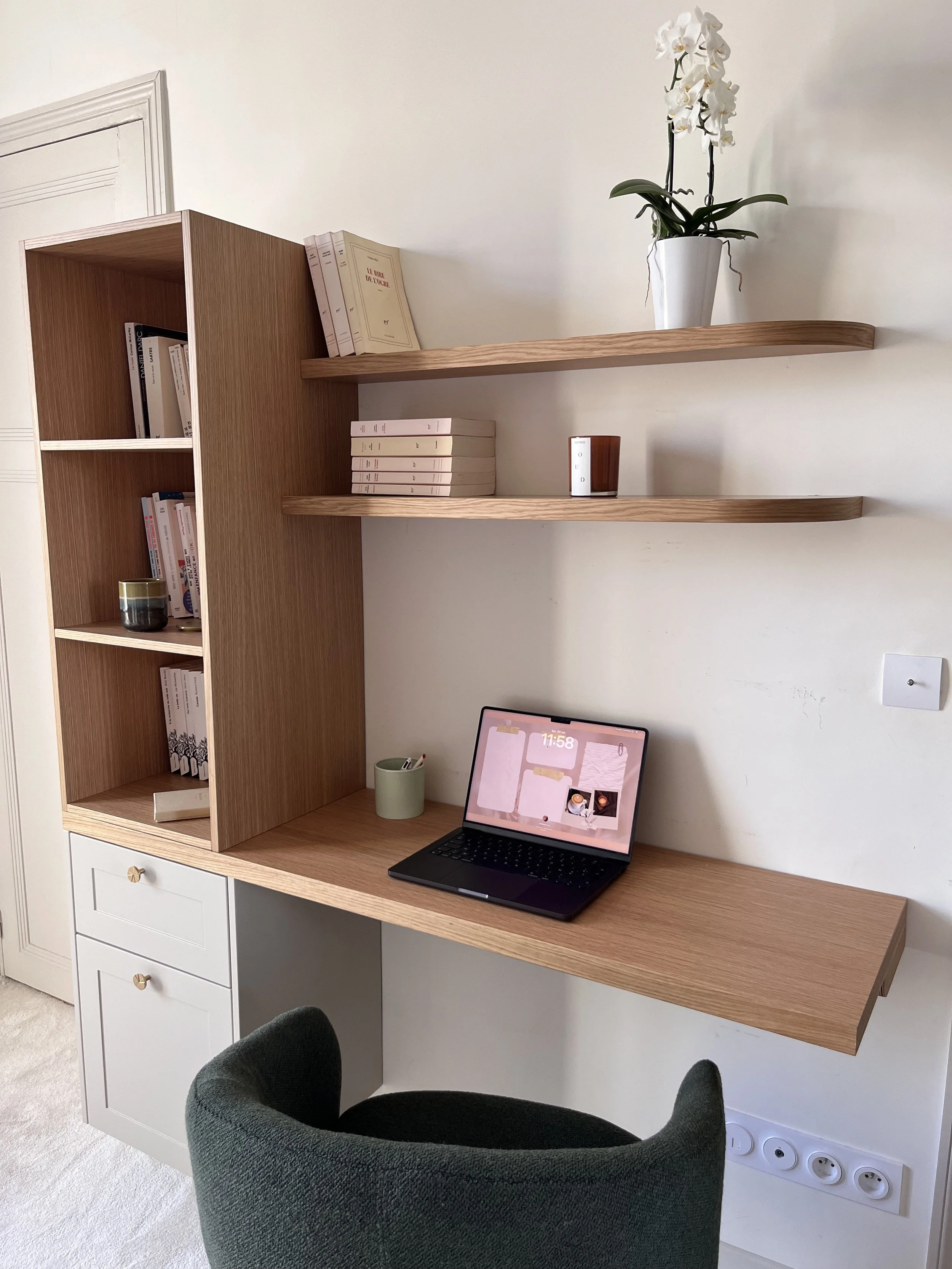 Espace bureau - projet Chaville - M.Lux Interior