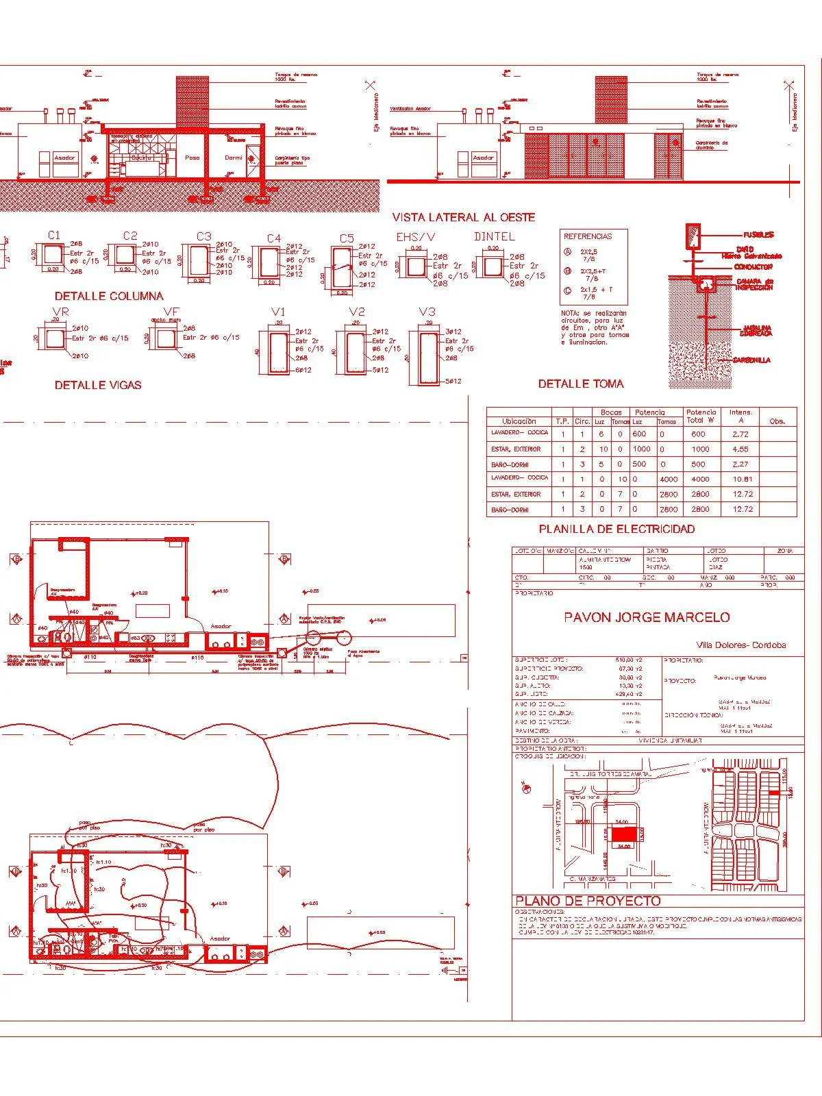 PLANO Y PERMISO MUNICIPAL