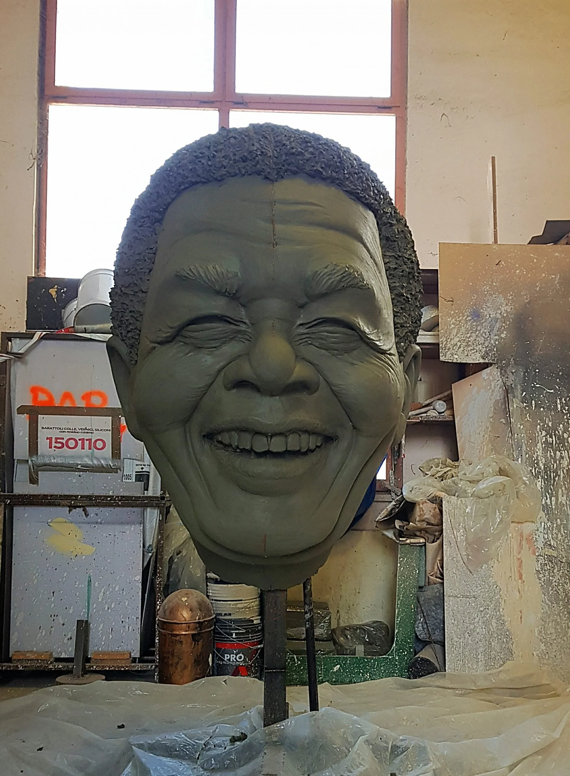 NELSON MANDELA - Carnevale di Viareggio 2021