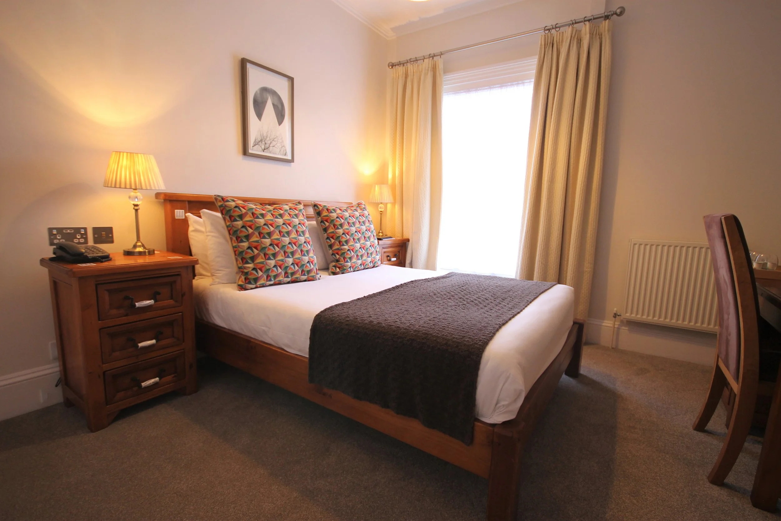 Small Double room at Andover House Hotel in Great Yarmouth – compact and cosy for weekend stays