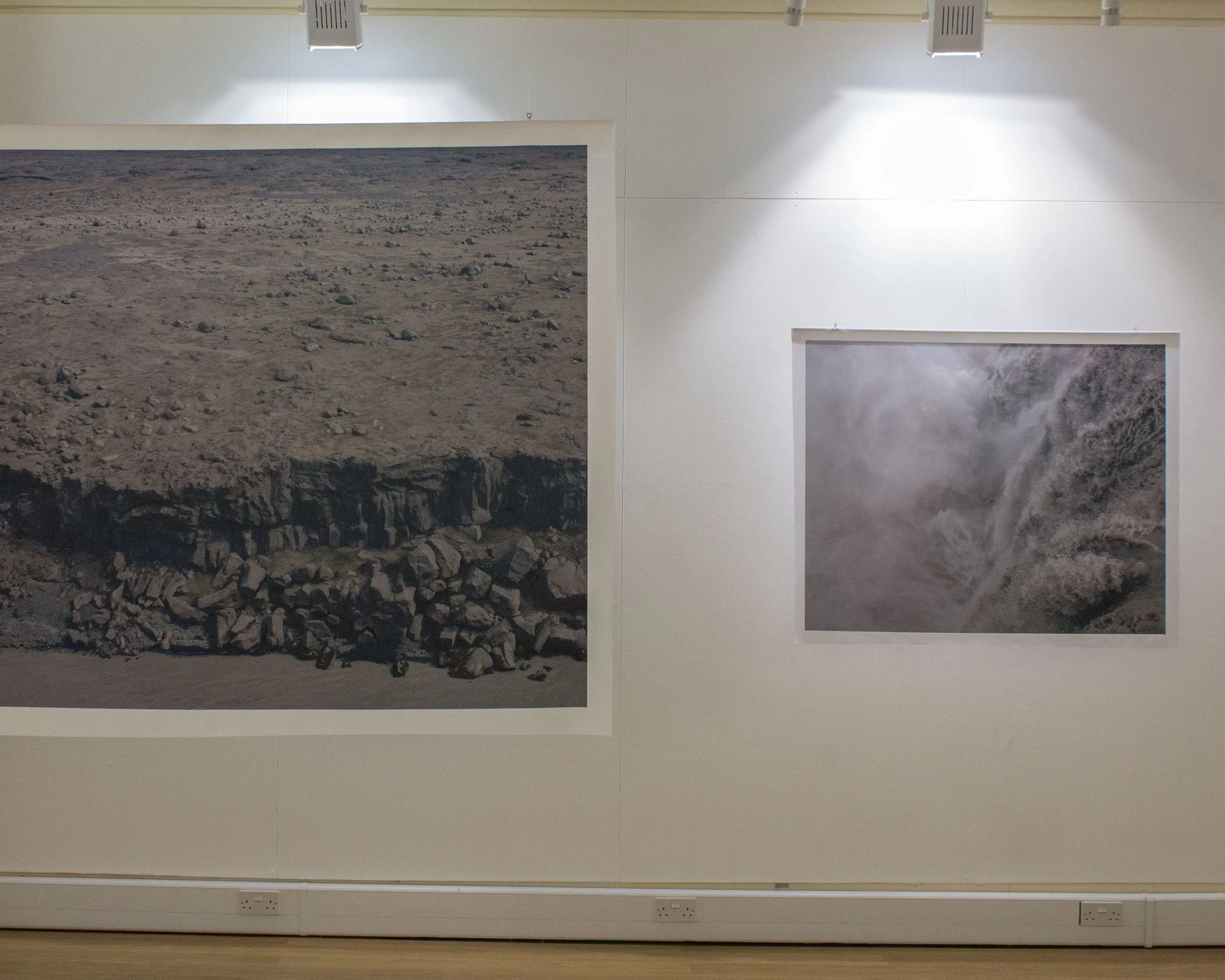 'jökulsá á fjöllum' solo exhibition, falmouth university, penryn, 2014