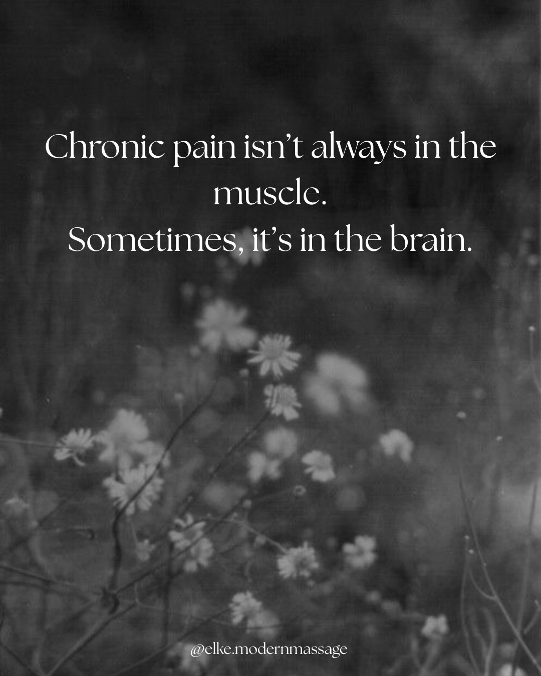 Most people think massage works only on muscles.
In reality, it also works on how the brain perceives pain.

When the nervous system receives consistent, intentional touch, it can begin to re-map areas that have been holding tension or discomfort, of