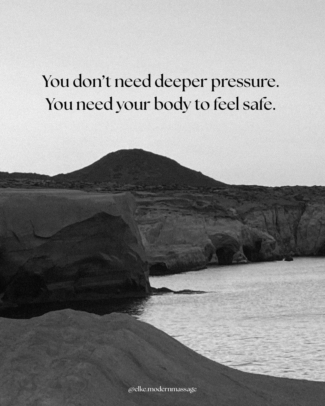 🤍 Hot take! 🤍

Tight muscles don&rsquo;t always need deeper pressure.
They often need regulation.

Chronic stress keeps your nervous system on high alert.
High alert = guarded muscles.

Deep tissue has its place.
But sustainable relief comes from h