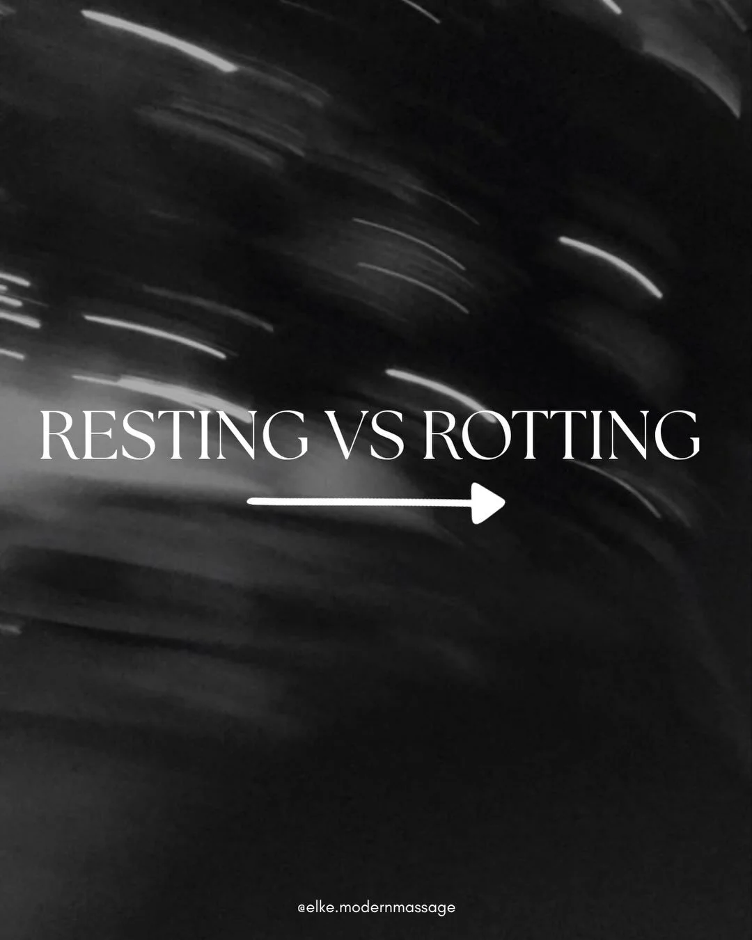 You think you&rsquo;re resting&hellip; but your body knows the truth 🤍

There&rsquo;s a difference between resting and just&hellip; rotting.

Rotting looks like laying on the couch for hours, scrolling, numbing out, trying to &ldquo;relax&rdquo; but