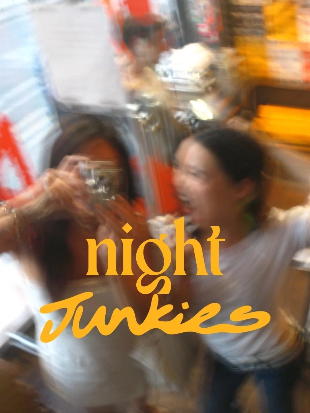 Opening later into the evening attracts a different set of Junkies looking for a good time. The other night Louisa and Courtney popped by &amp; got fully loaded on Little Bumps. 

They sent these photos taken on an old digital camera a few days later