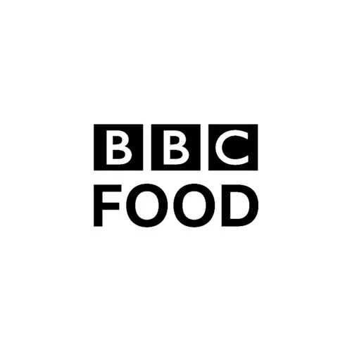 BBC Food logo in black and white on a white background.