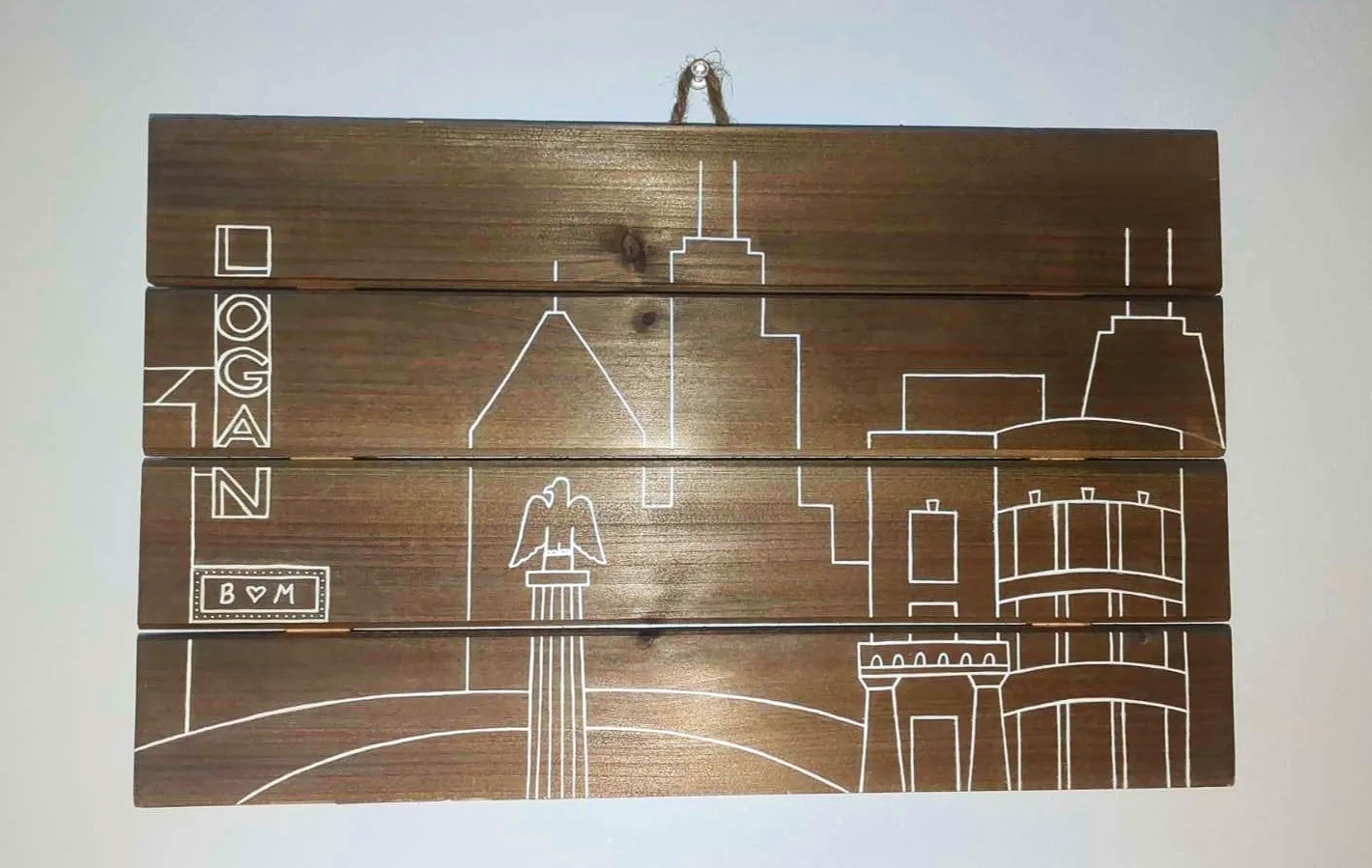 Painted Wood Wall Decor