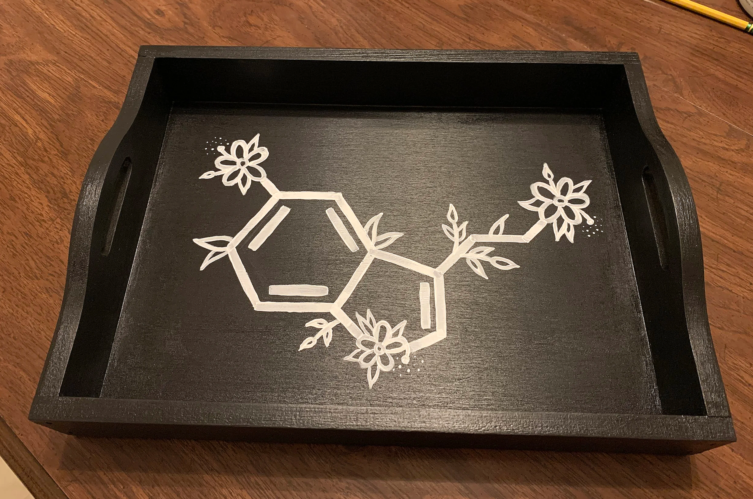 Painted Serving Tray