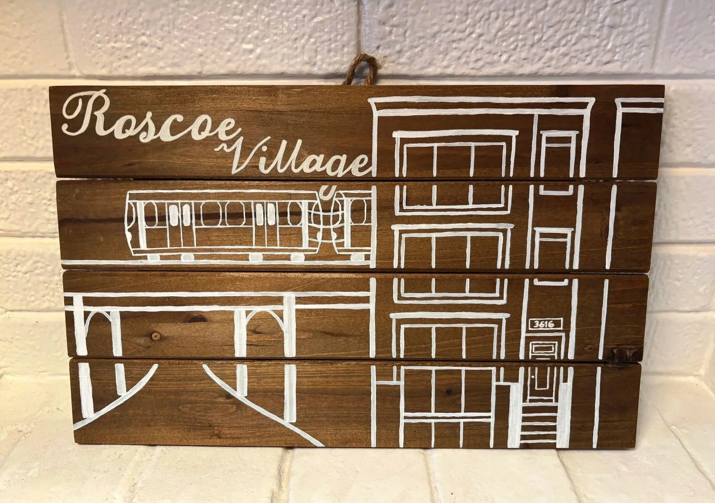 Painted Wood Wall Decor