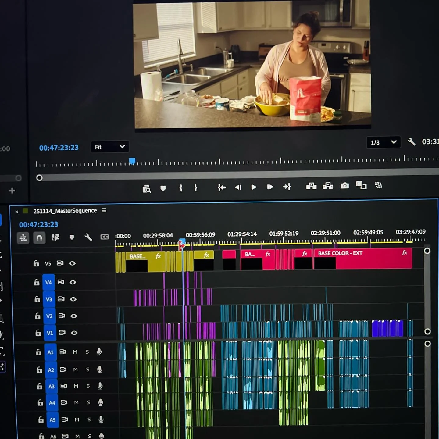 Our beautiful timeline 🥲

@halpate.film is currently in the rough cut stage of post-production. 

As EJ&rsquo;s debut film from writer/director @prytros_photovideolab , the team is taking extra care to learn, breathe, experiment, and craft this film
