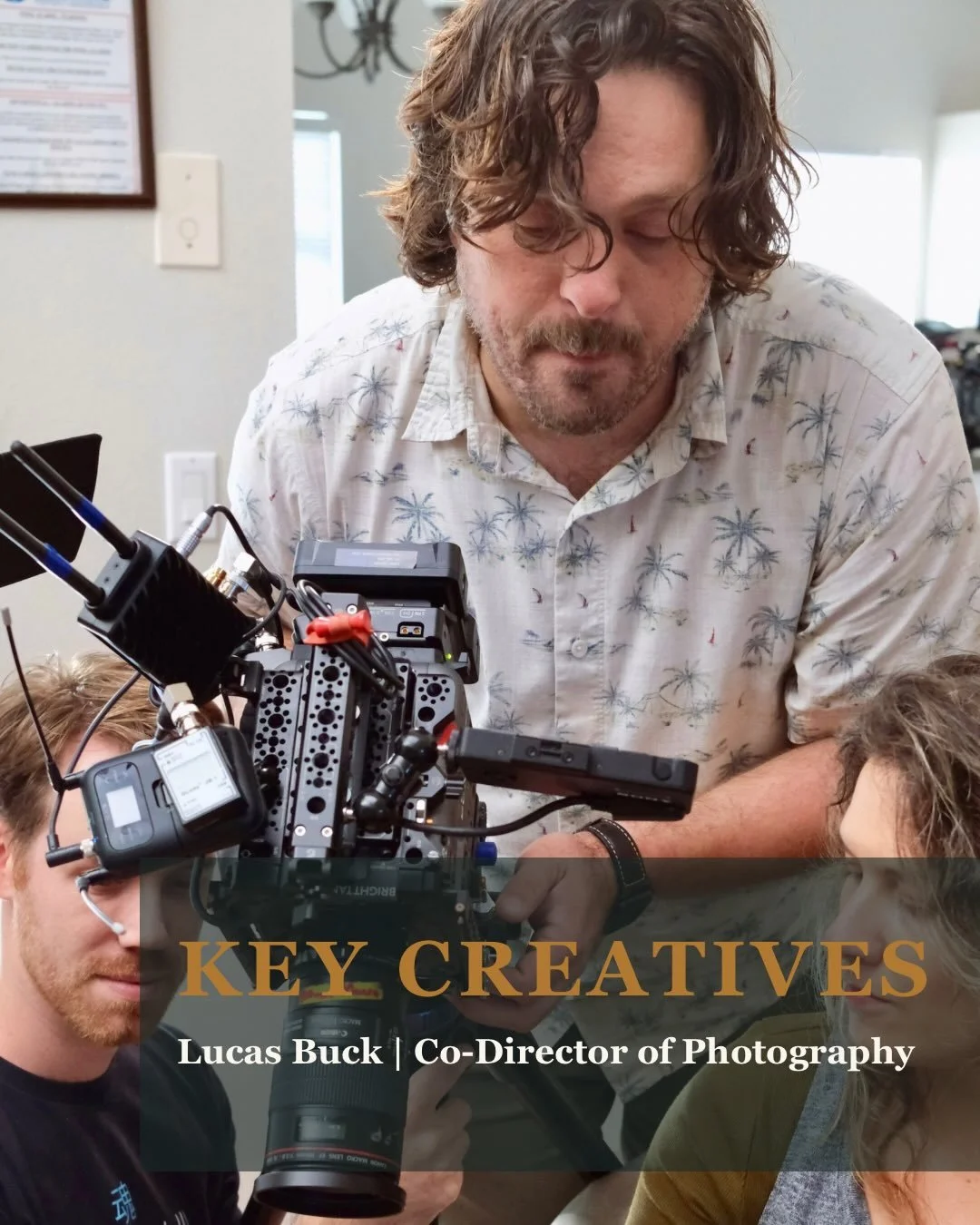 Meet @lukebuck , our co-DP extraordinaire!

When co-DP Derin joined the team, he immediately said, we gotta get Luke on board!

Luke&rsquo;s thoughtful approach to filming opened our eyes to shots, angles and perspectives we never would have consider