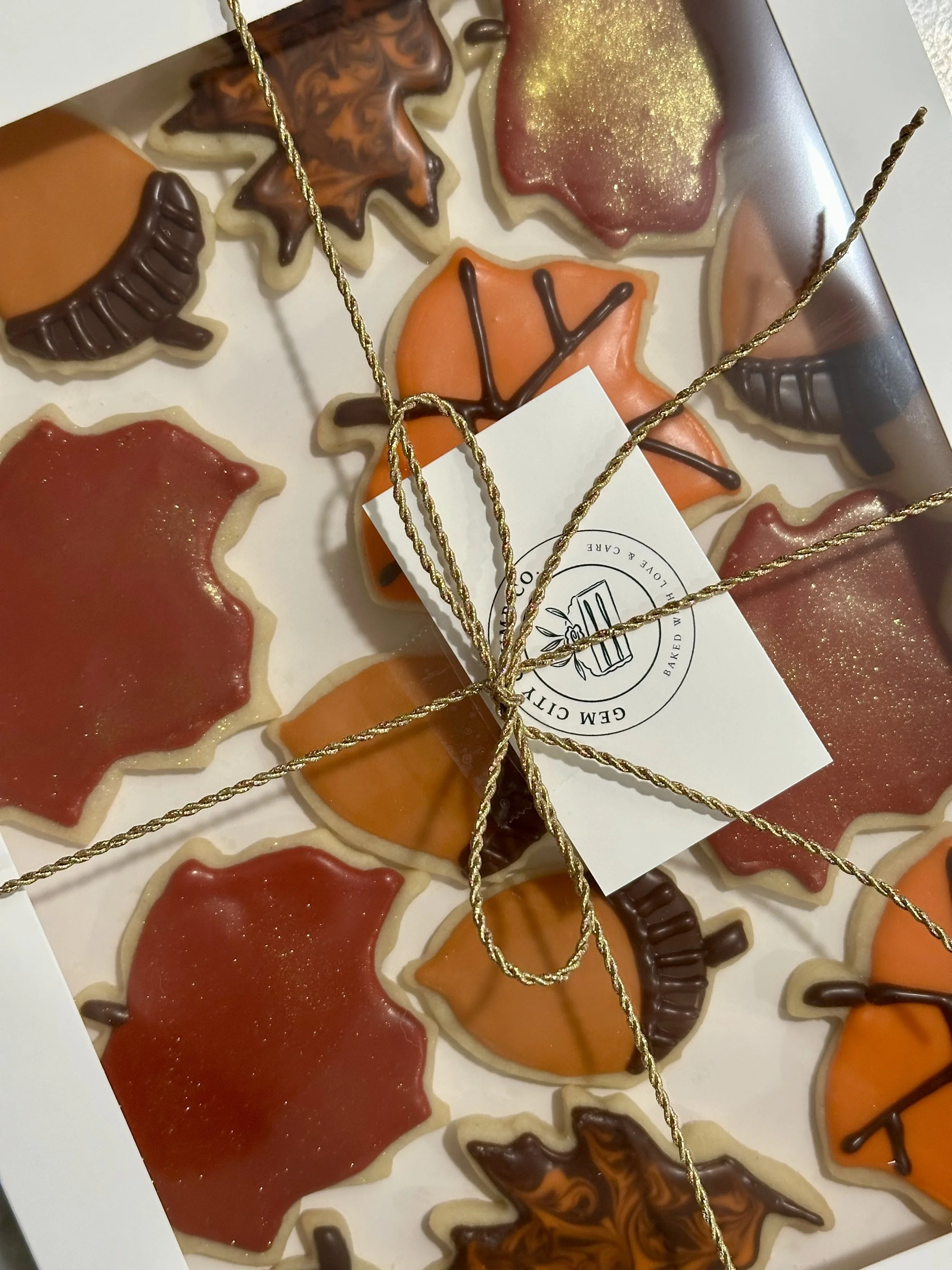 Fall Cutouts with Royal Icing