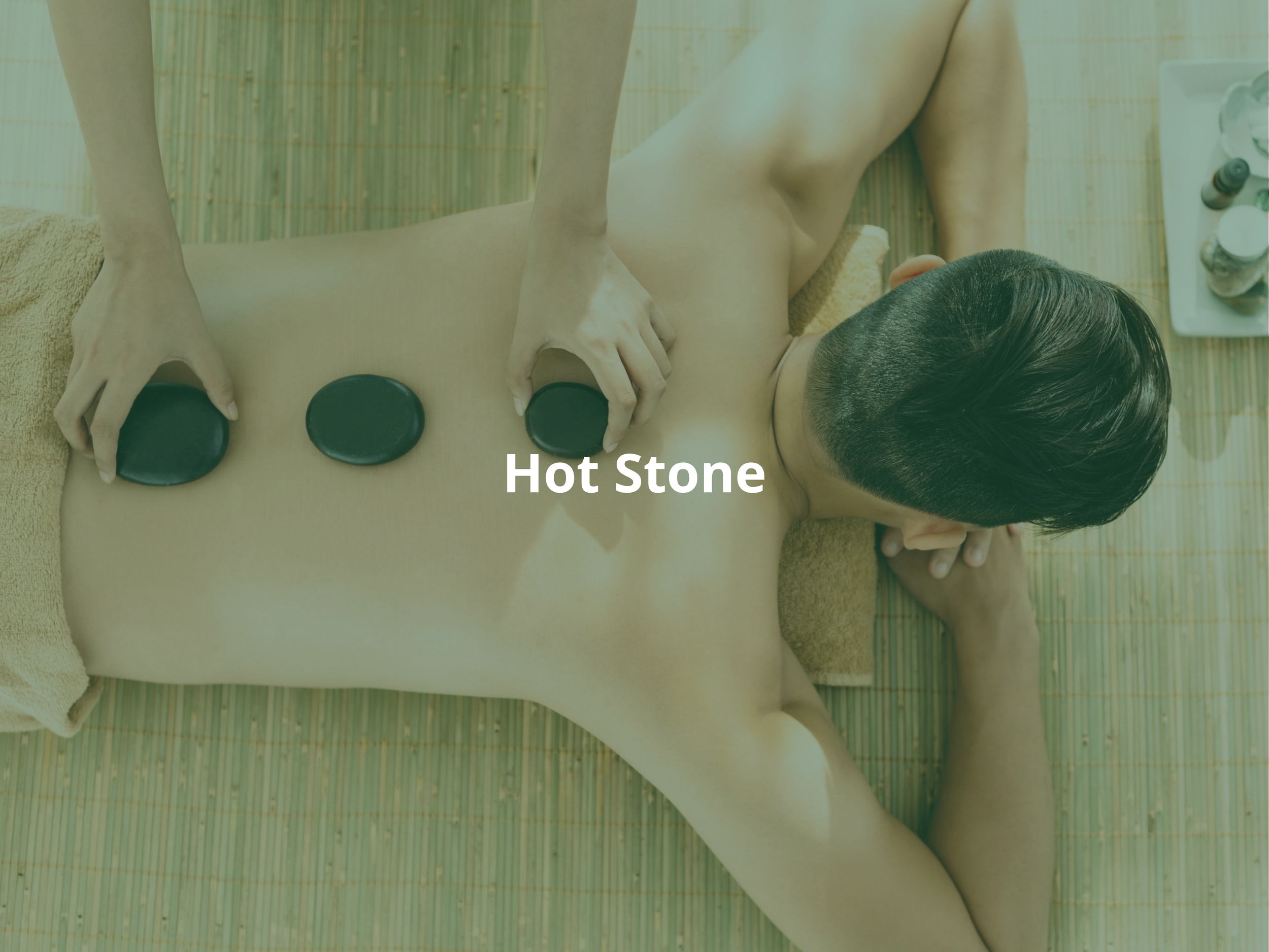 Soothing heat combined
with massage to melt
tension, improve
circulation and promote
deep relaxation.
