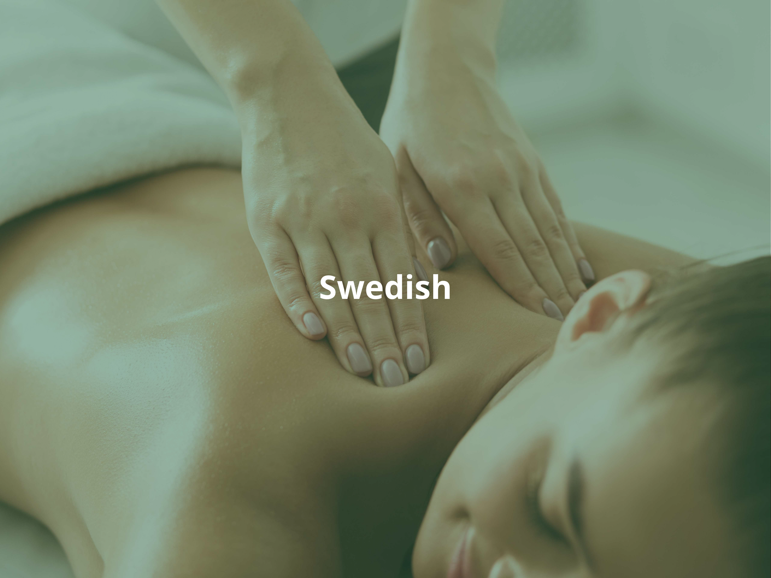 Gentle, relaxing massage
to reduce stress, improve
circulation and promote
overall wellness.