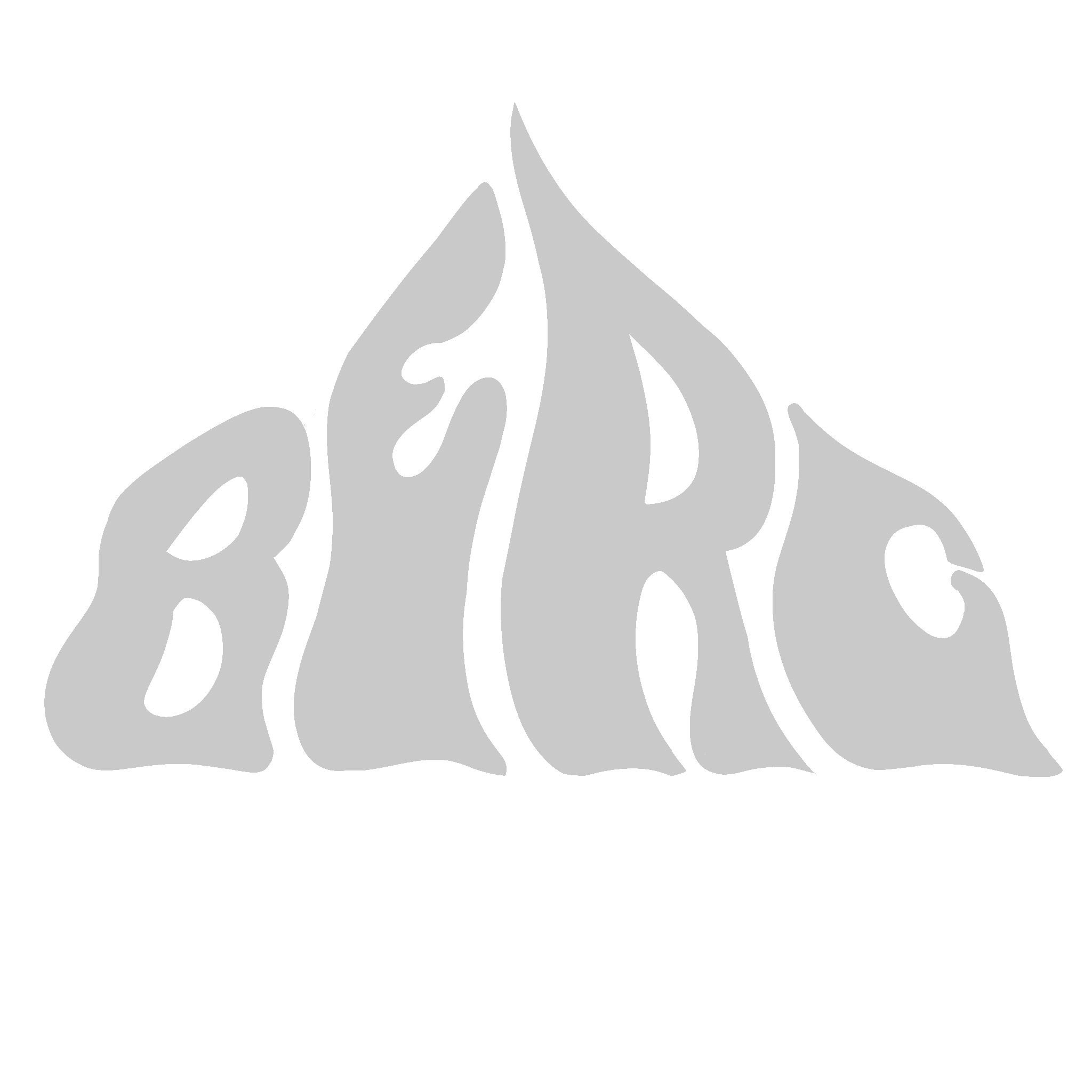 Mustavalkoinen kuva, jossa on graafinen logo, joka sisältää sanan 'BERG' ja vuorimainen muoto.