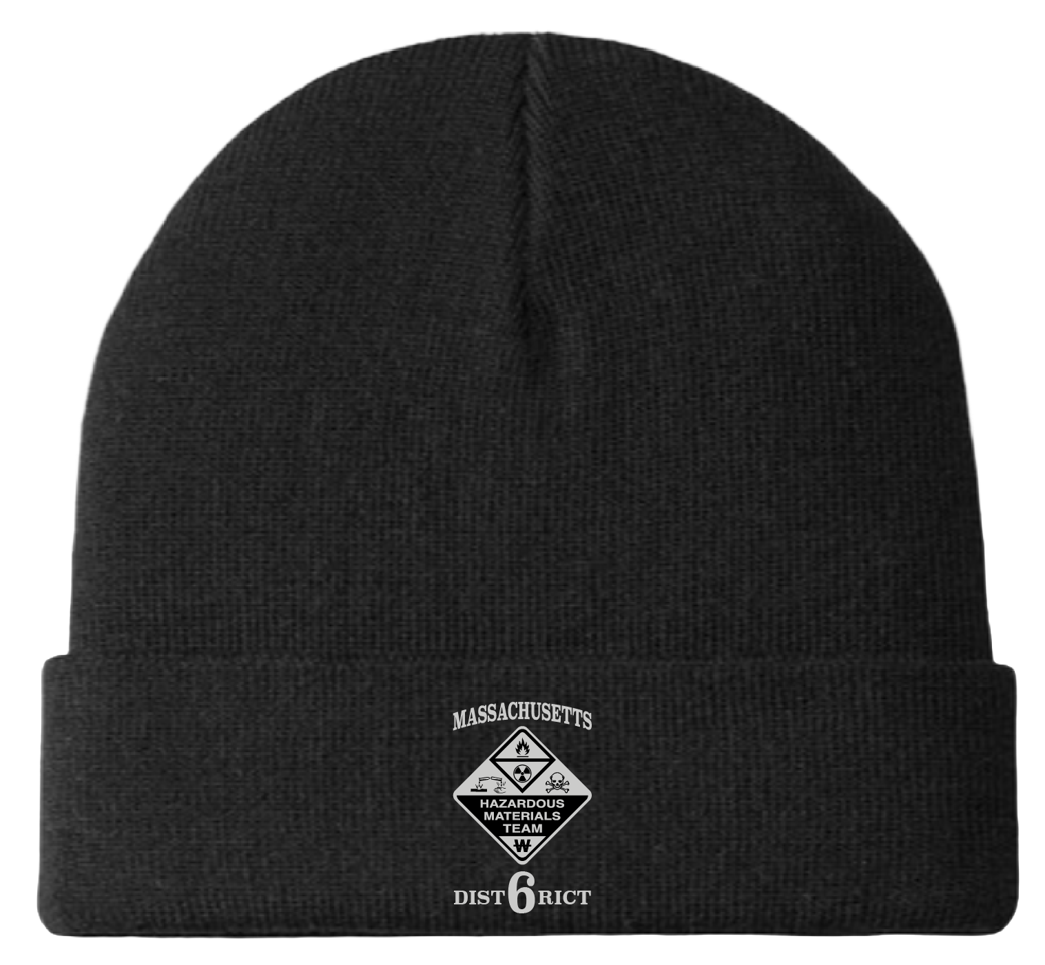 HazMat Embroidered Cuffed Beanie
