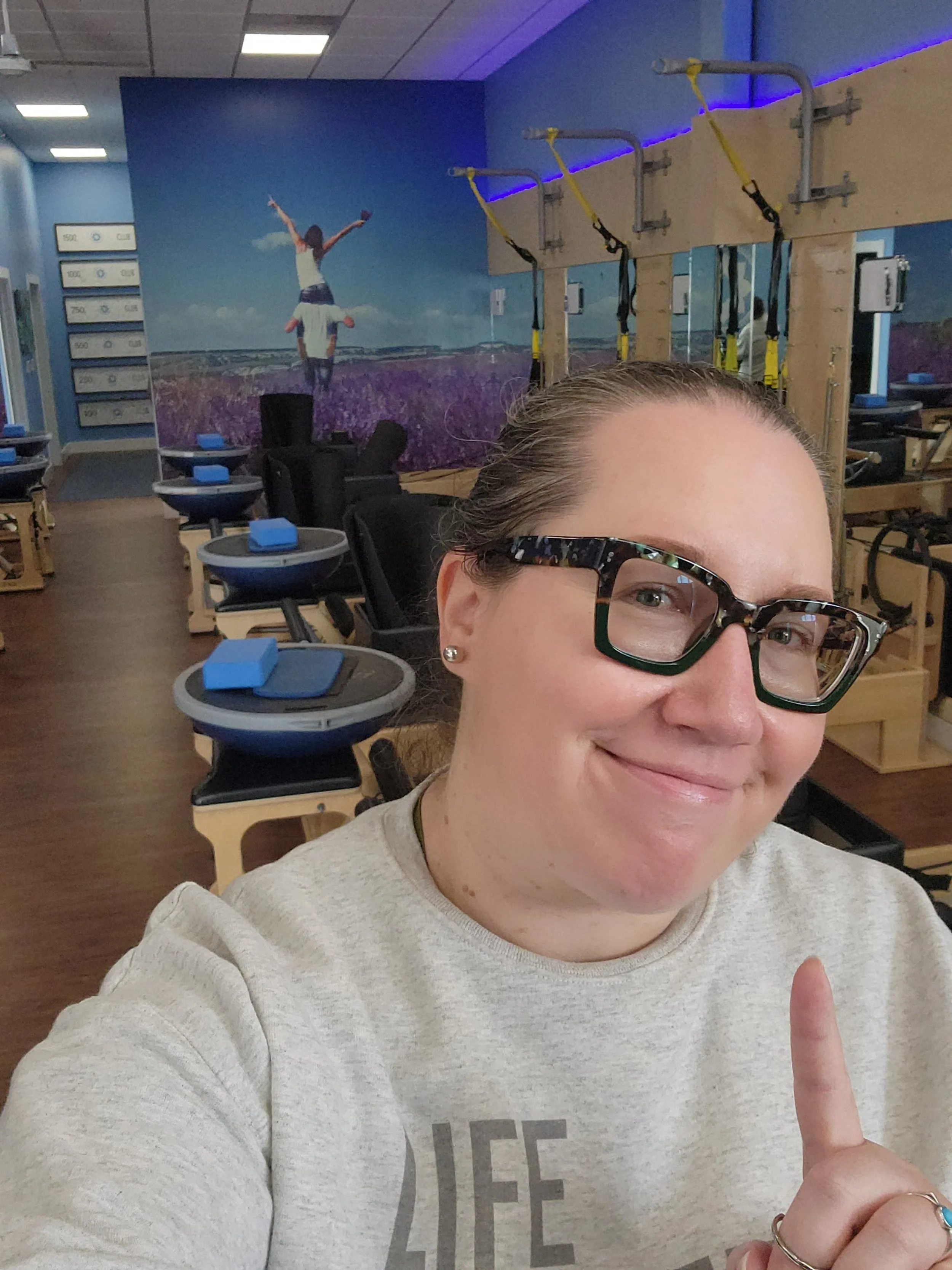 standing in club pilates