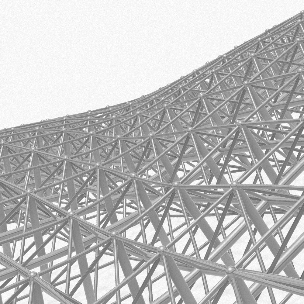 Truss Framing Structure | Tutor's Work | Grasshopper | 2025