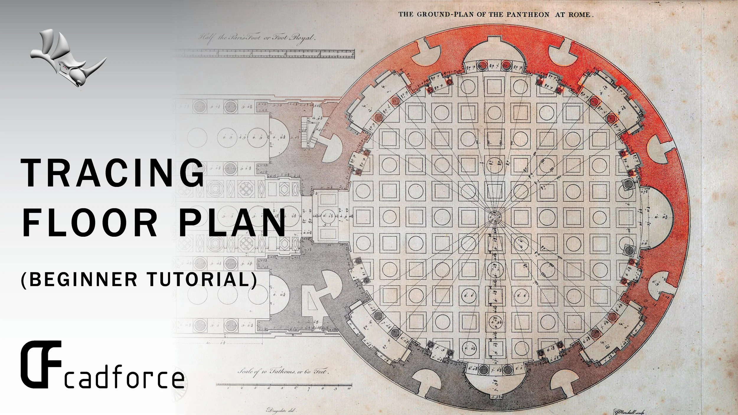 Rhino (Tutorial) - Tracing a Floor Plan in Rhino