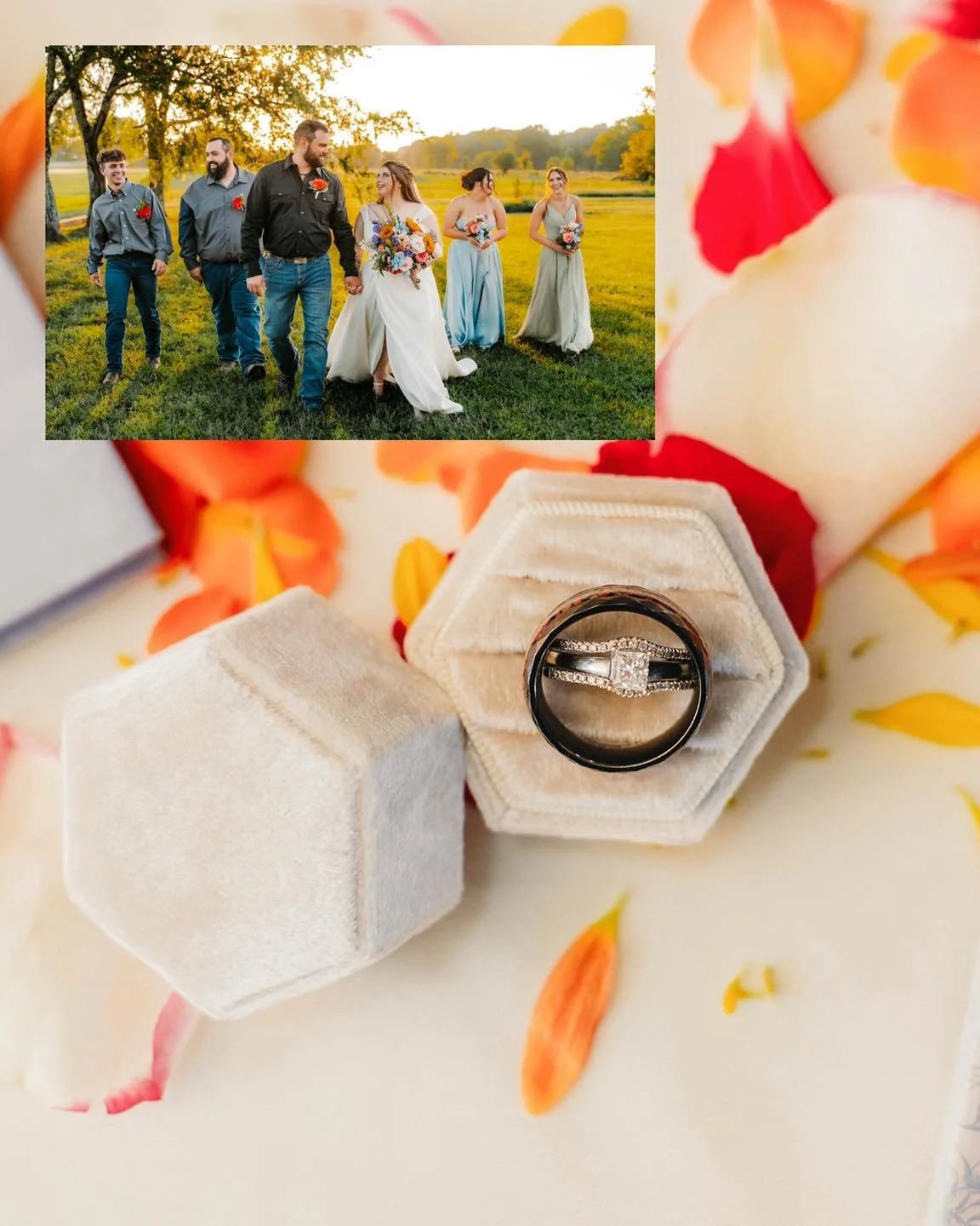 This weekend I had the honor of photographing the beautiful wedding of Mr. &amp; Mrs. Cheely 💍✨ Their day was full of so much love, and I couldn&rsquo;t wait to get their memories back to them&mdash;delivering their full gallery in just 5 days! 🥳

