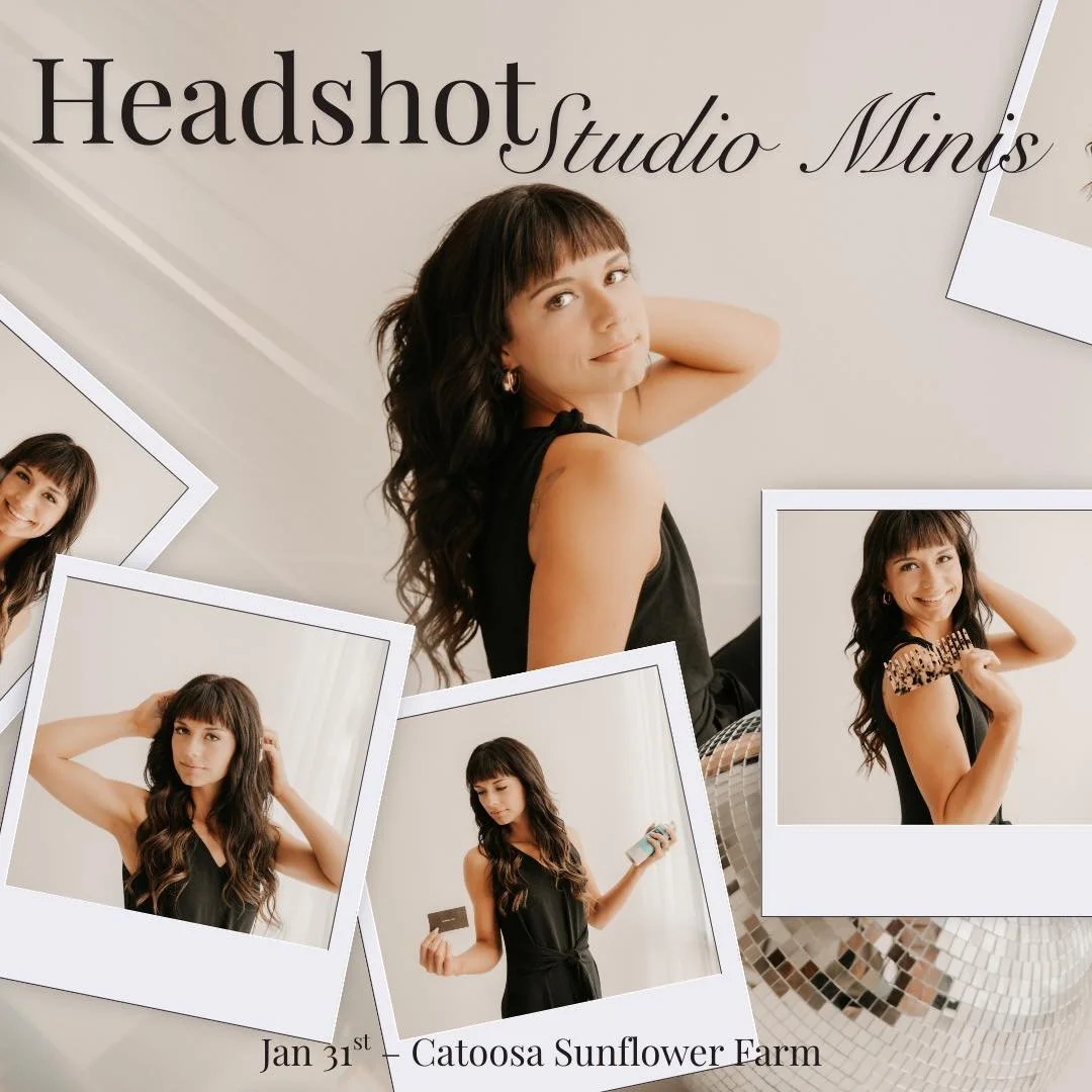 Your business deserves fresh face energy ✨
Updated headshots = better branding, stronger trust, and more confidence everywhere you show up.

📸 Headshot Minis
🗓 Jan 31
⏰ 11&ndash;1
📍 Catoosa Sunflower Farm

Perfect for socials, business cards, and 
