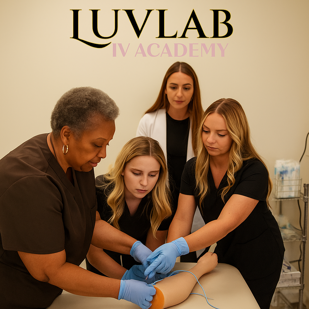 LuvLab IV Academy — nurses IV training hands-on
