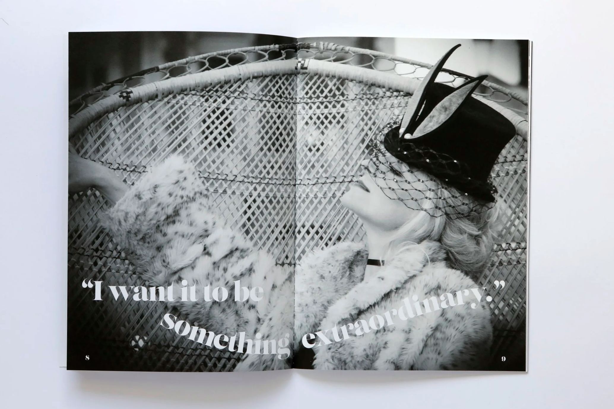 Zine for Victoria Grant, milliner extraordinaire