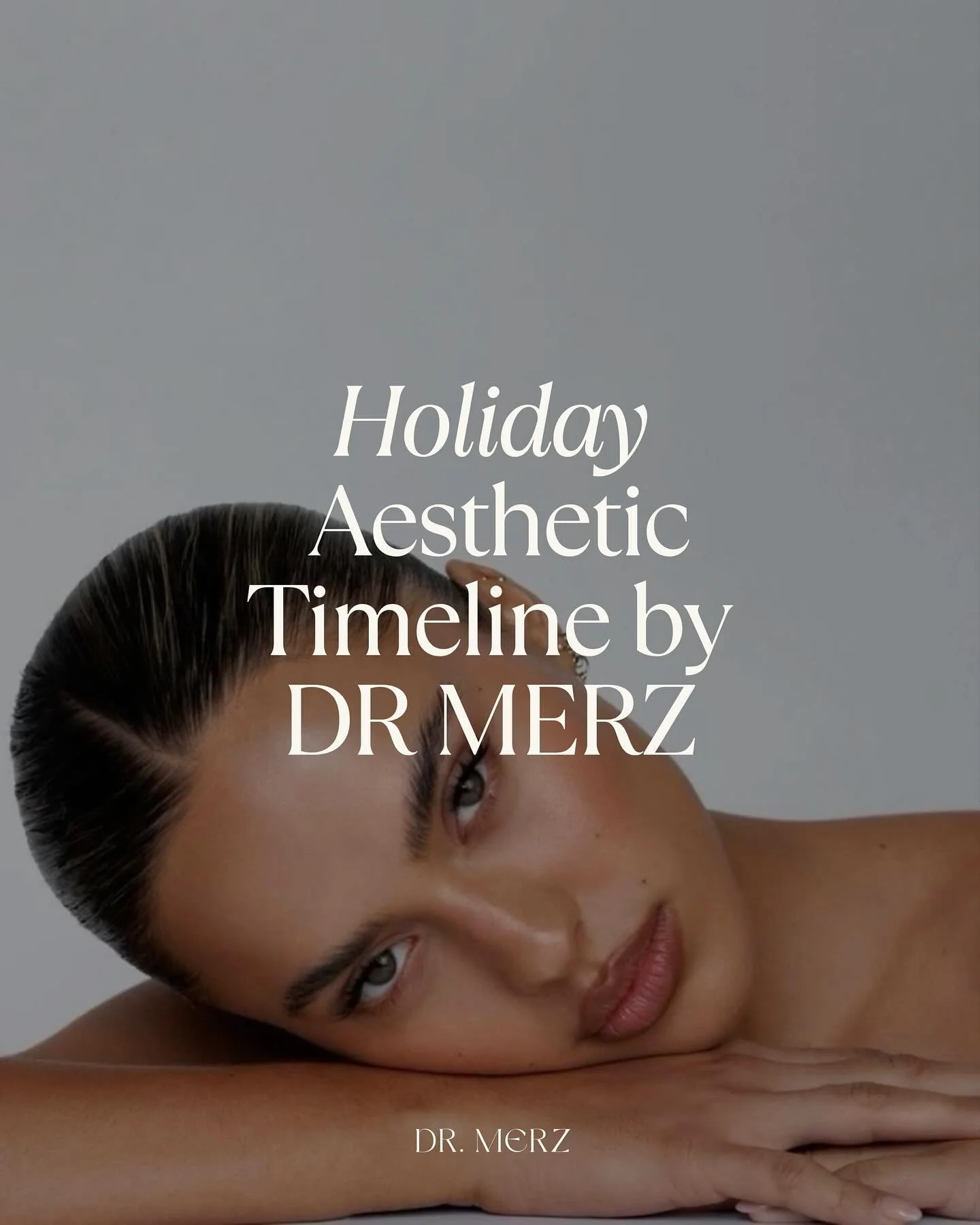 - Holiday Aesthetic Timeline by DR MERZ -

Die exklusivsten Wochen des Jahres beginnen 
&ndash; und damit die wichtigste Zeit, um Ergebnisse rechtzeitig sichtbar werden zu lassen.

Ob Halloween, Weihnachten oder Silvester &ndash; jede Behandlung brau