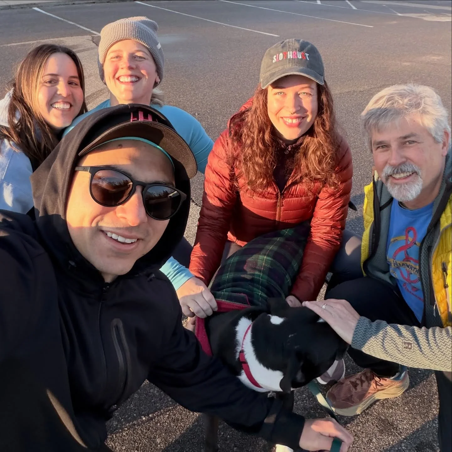 Small, but mighty crew this ☀️ morning! You missed out on Abbott pup cuddles if you didn&rsquo;t make it this week; highly recommend you remedy that on a future Saturday!