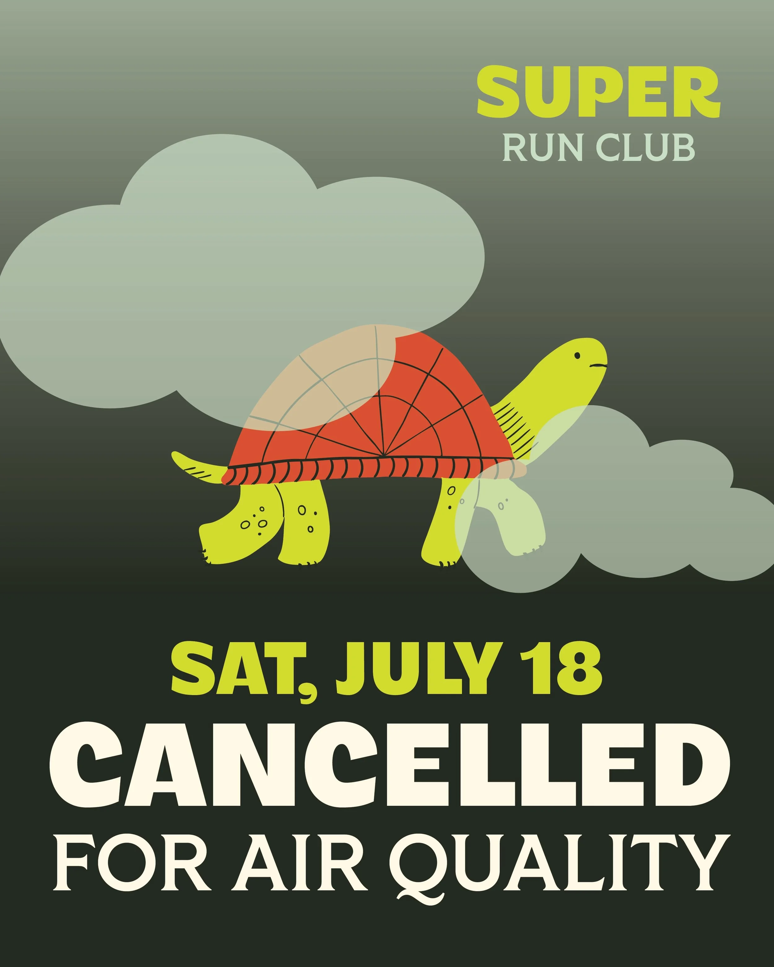 For our health and safety, we&rsquo;re CANCELLING tomorrow&rsquo;s meet up due to the wildfire smoke and hazardous air quality. It&rsquo;s hard to predict when this will blow over, so calling it now to allow members to make different plans. Hope you&
