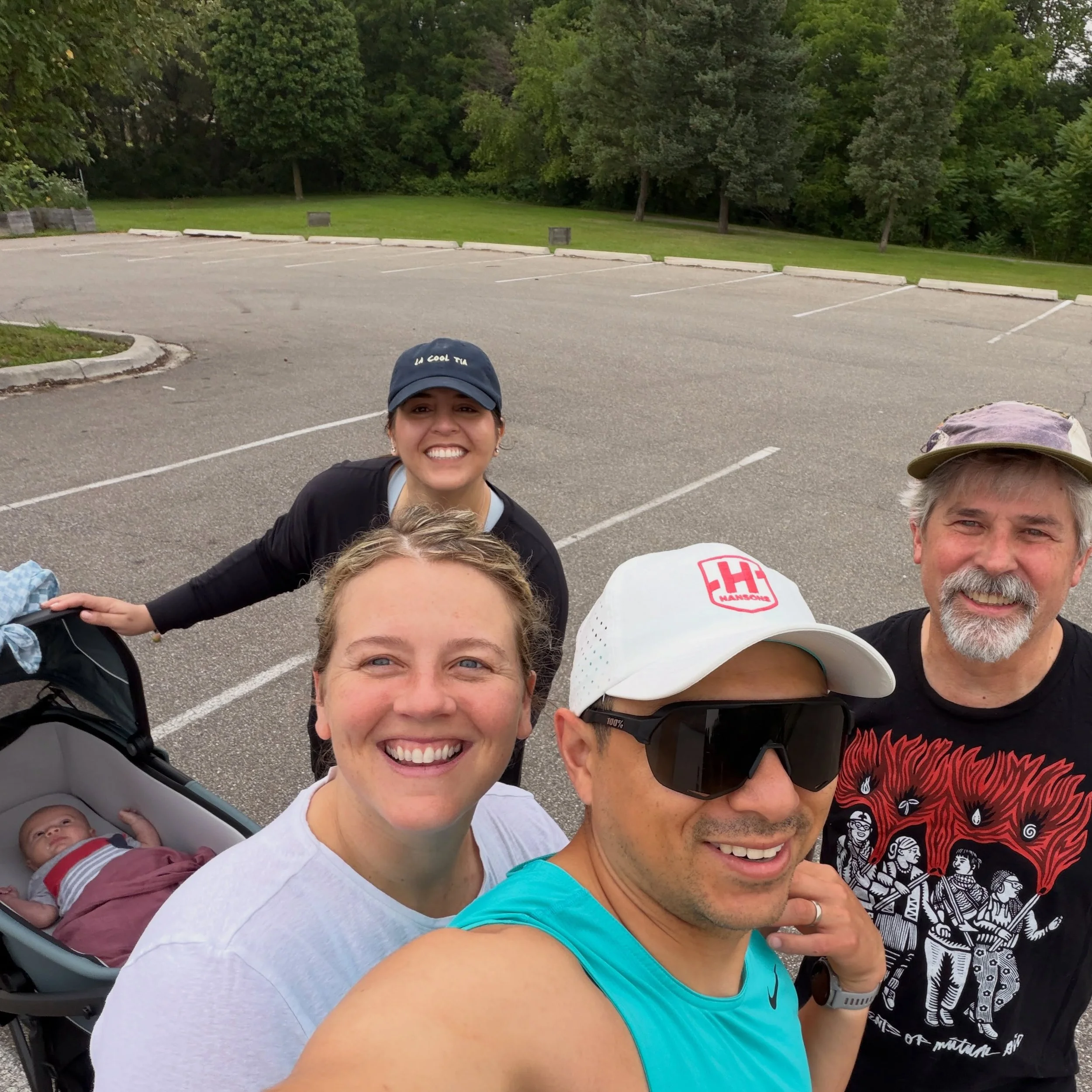 Regulars took advantage of the cooler morning to get their miles in today! Training has begun for some folks for the @freepmarathon (both International Marathon and Half Marathon) in October. If you&rsquo;ve got a race planned for late summer or fall