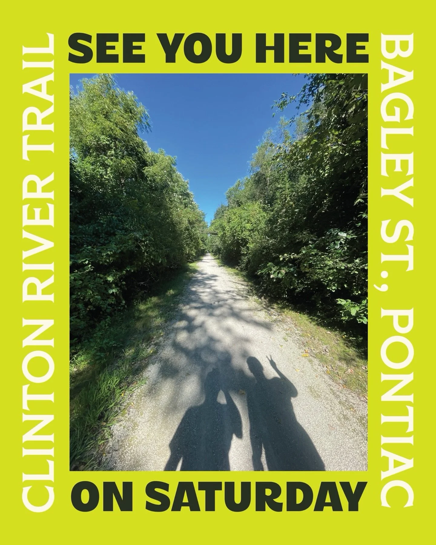 Weather is looking PERFECT for a run / walk TOMORROW at 7:30am. We circle up at the Bowens Senior Center in Pontiac, and then get this beautiful view on the Clinton River Trail for as many miles, at any pace you want. Who&rsquo;s showing up to join u