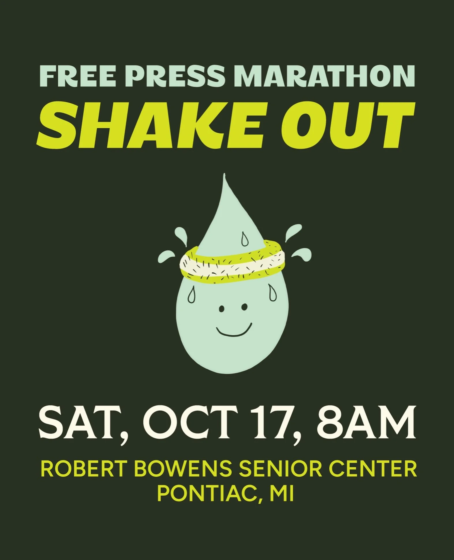 In honor of the @freepmarathon events happening this weekend, our Saturday meet-up is going to be a &ldquo;shake out&rdquo; where you can shake out your legs and your nerves before the big race on Sunday. Even if you&rsquo;re not running in the Free 